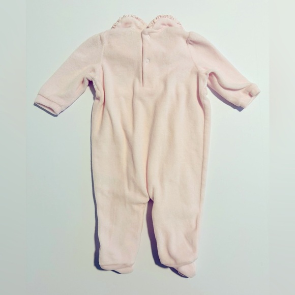 Rock a Bye Baby Pink Easter Bunny Smocked One Piece Size 0-3M - Picture 4 of 4